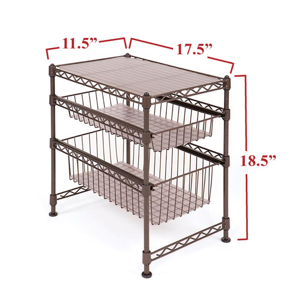 Wayfair Basics Stackable Kitchen Organizer & Reviews Wayfair